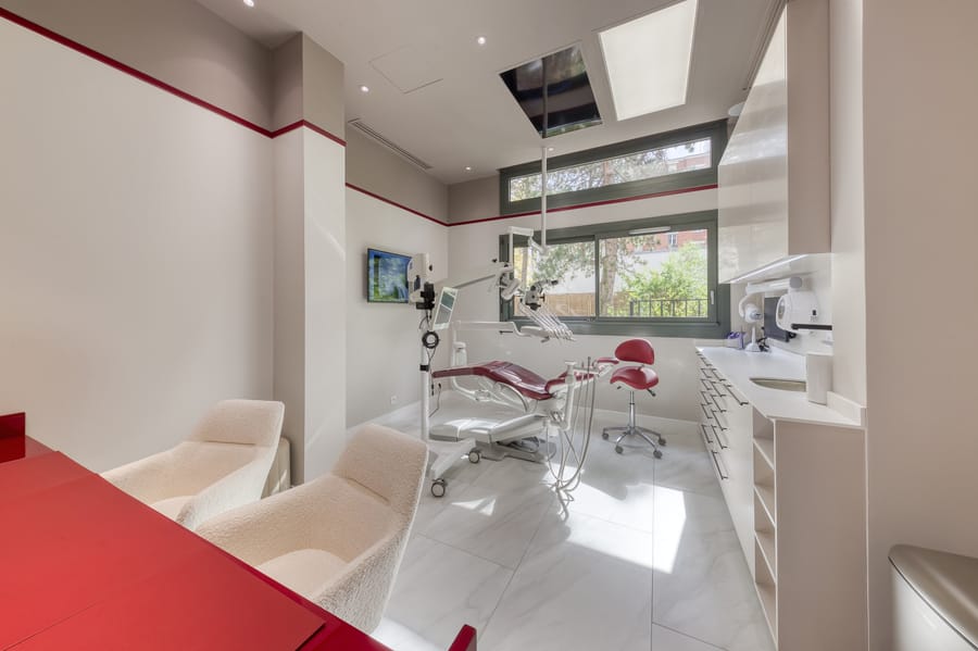 One of the practice's treatment rooms.